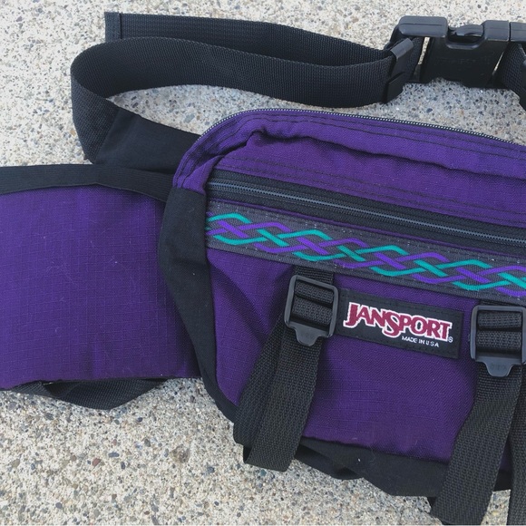 Jansport Bags Vintage Jansport Fanny Waist Pack Bag Dual Bottle